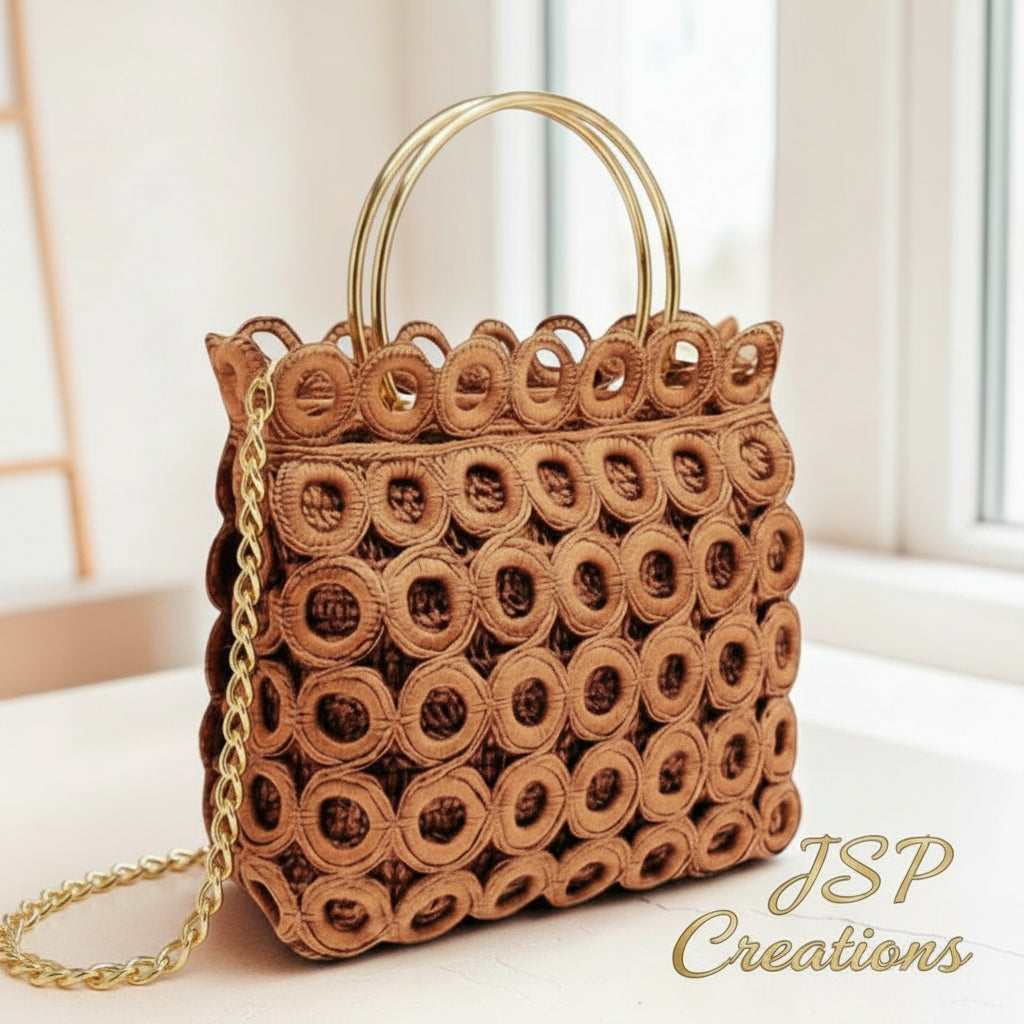 Handcrafted Crochet Luxury Bag