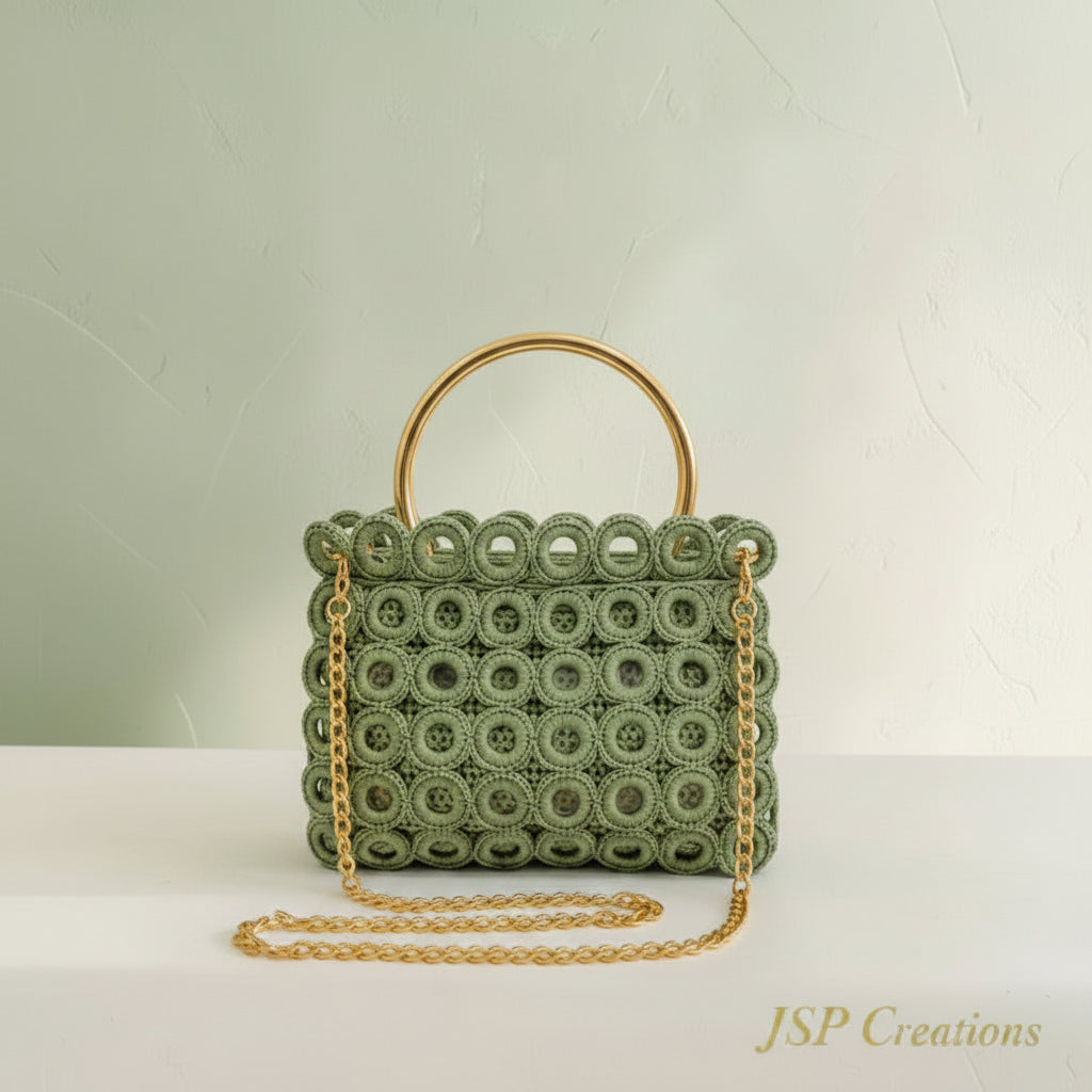 Handcrafted Crochet Luxury Bag