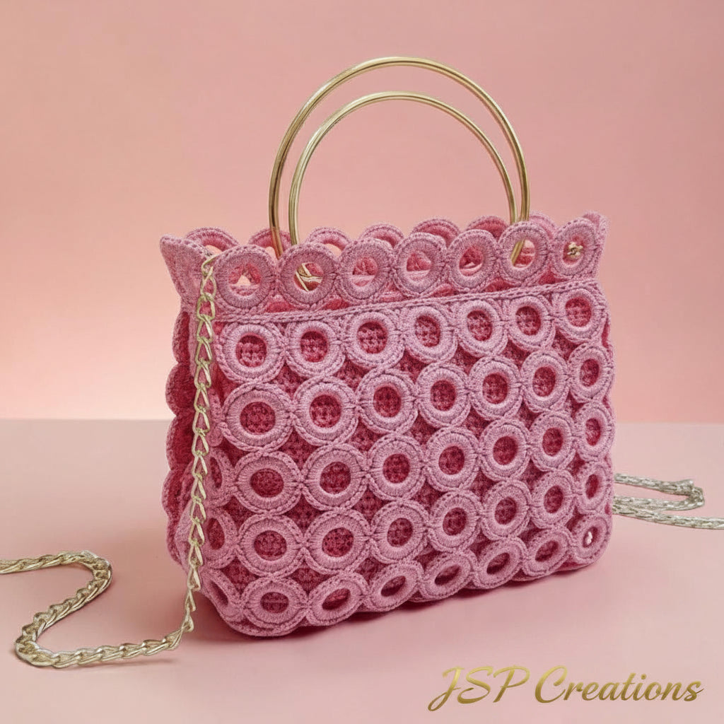 Handcrafted Crochet Luxury Bag
