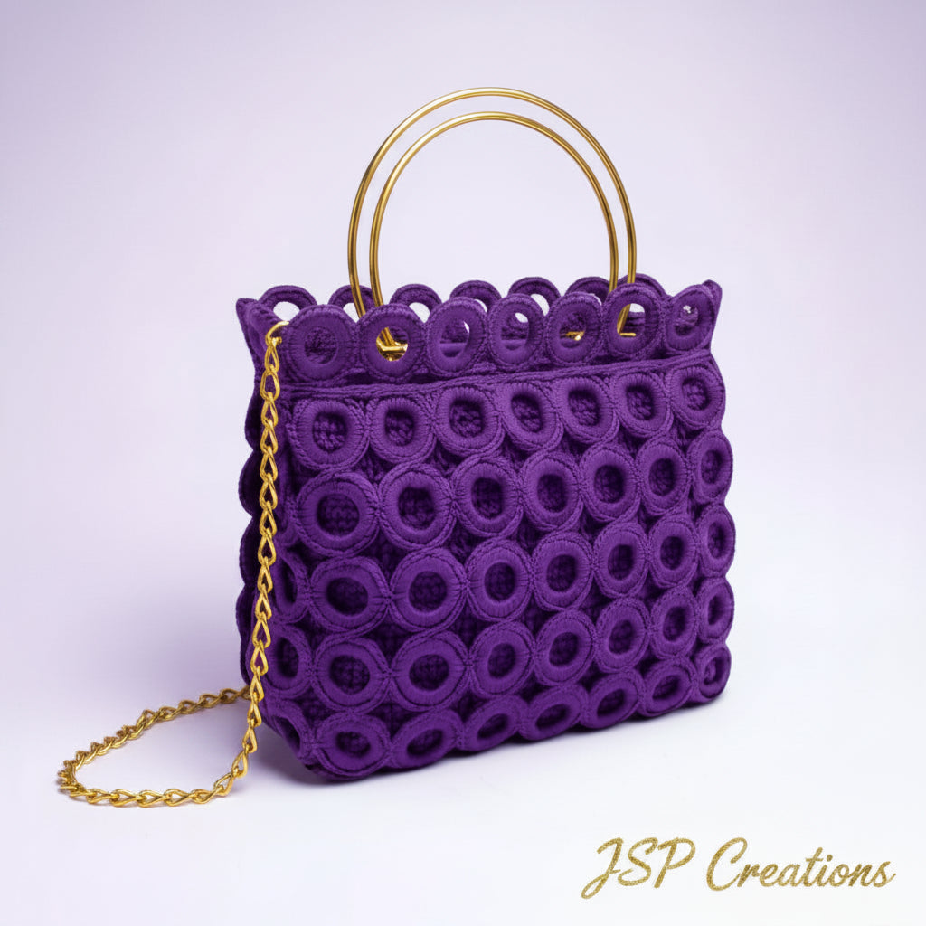 Handcrafted Crochet Luxury Bag