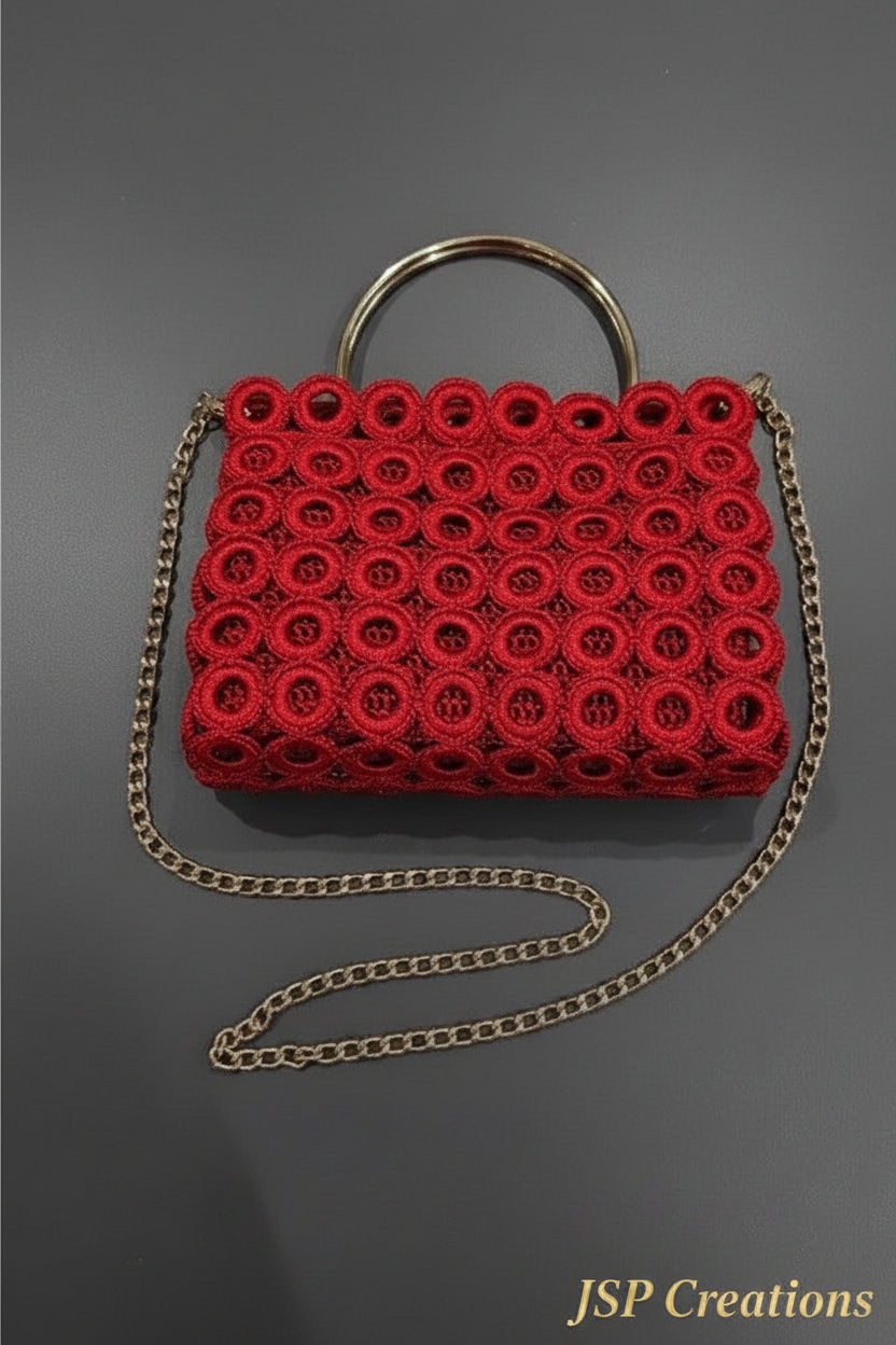 Handcrafted Crochet Luxury Bag