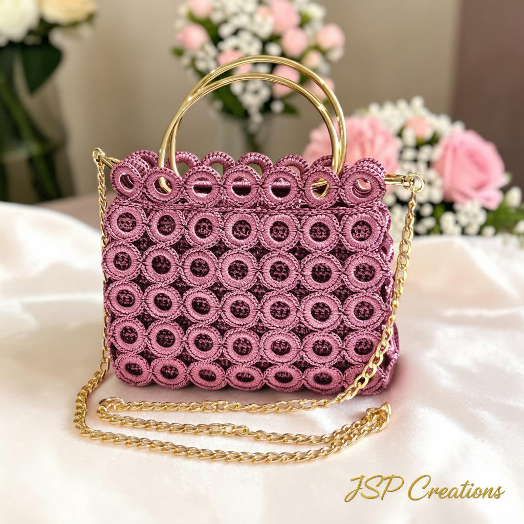 Handcrafted Crochet Luxury Bag